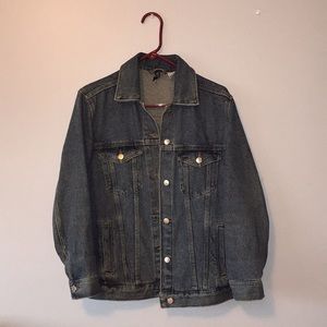 Dark wash denim jacket